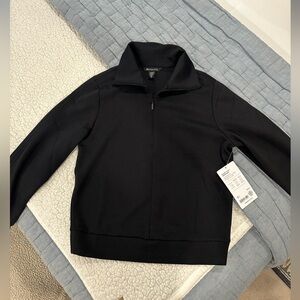 Athleta Black Allure 1/4 Zip Sweatshirt NWT Size XS
